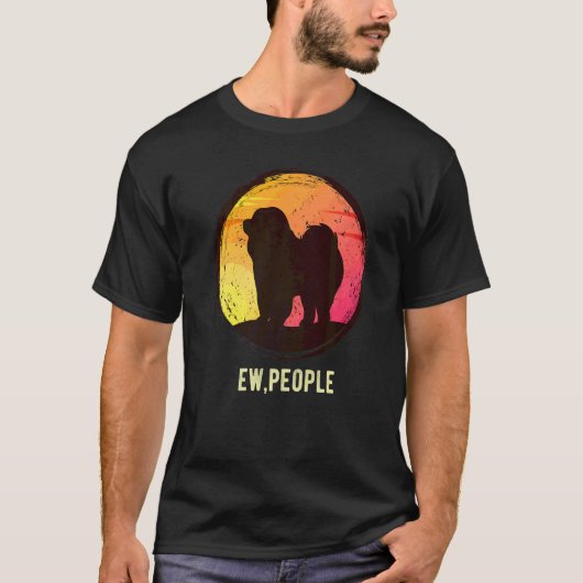 Chow Chow hondenras 8 T-shirt (Voorkant)