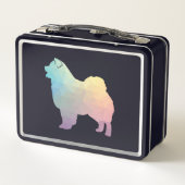 Chow Chow Hondenras Geo Silhouette Pastel (Achterkant)