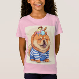 Chow Chow & Ice Cream beroemd gemaakt door Natasha T-shirt