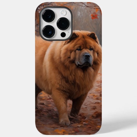 Chow Chow in Autumn Leaves Herfst Inspire Case-Mate iPhone Case (Achterkant)