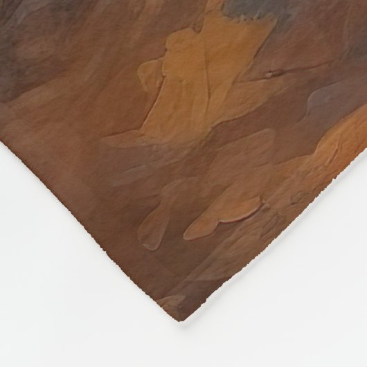 Chow Chow in Autumn Leaves Herfst Inspire Fleece Deken (Hoek)