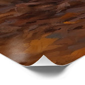 Chow Chow in Autumn Leaves Herfst Inspire Perfect Poster (Hoek)