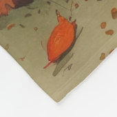 Chow Chow In Autumn verlaat Thanksgiving Fleece Deken (Hoek)