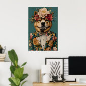 Chow Chow In Suit Poster, Chow Chow Portrait, Chow Poster (Thuiskantoor)