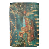 Chow Chow Kerst Feestelijke Reis Badmat (Voorkant Verticaal)