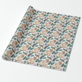 Chow Chow Kerst Inpakpapier