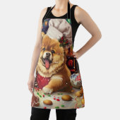 Chow Chow Kerstbakken: Festive Kerstmis Schort (Insitu)