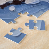 Chow Chow Kerstboot Vakantie Legpuzzel (Zijkant)