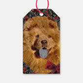 Chow Chow kerstcadeautags Cadeaulabel (Achterkant)