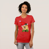 Chow Chow Kerstkerkersen T-shirt (Voorkant volledig)