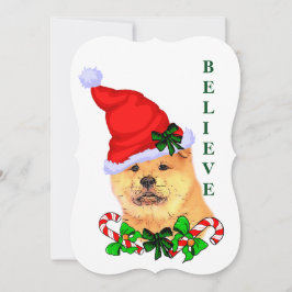 Chow Chow Kerstmis Feestdagenkaart