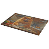 Chow Chow Kookt in Keuken Snijplank (Hoek)