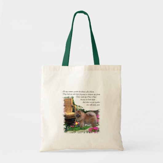 Chow Chow Kunstcadeaus Tote Bag (Voorkant)