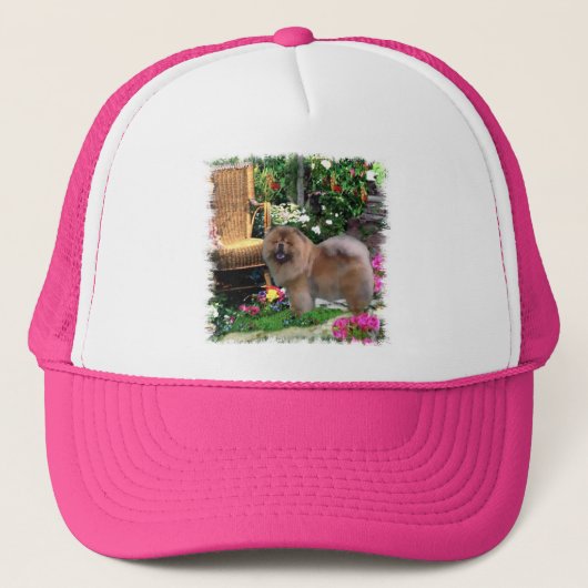 Chow Chow Kunstcadeaus Trucker Pet (Voorkant)