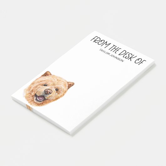 Chow Chow liefhebber Post-it® Notes (Schuin)