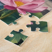 Chow Chow Lotus Tuin Kunst Legpuzzel (Zijkant)
