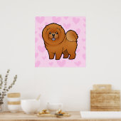 Chow Chow Love Poster (Keuken)