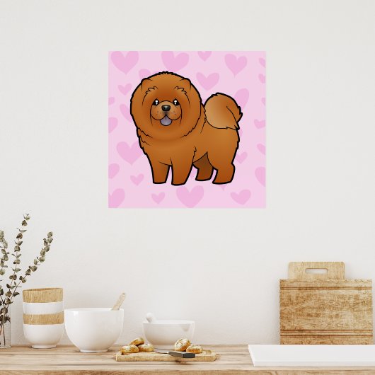 Chow Chow Love Poster (Keuken)