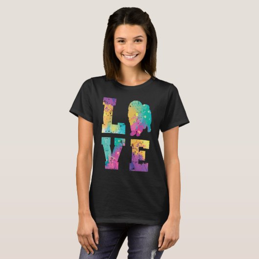 Chow Chow Love T-shirt (Voorkant volledig)