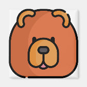 Chow Chow Magneet (Voorkant)