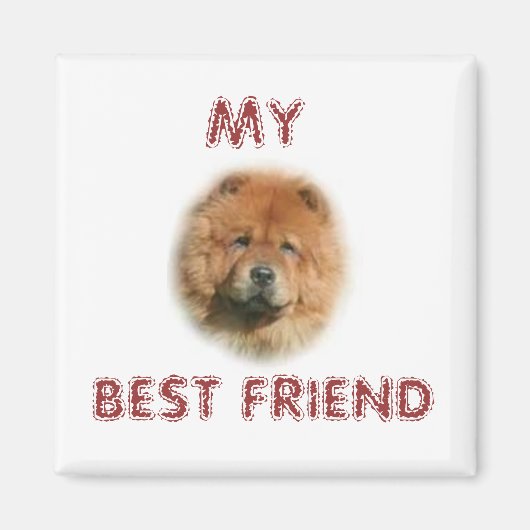 CHOW CHOW MAGNEET (Voorkant)