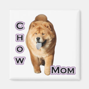 Chow Chow Mam 4 - Magneet