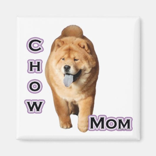 Chow Chow Mam 4 - Magneet (Voorkant)