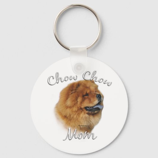 Chow Chow Mam Sleutelhanger (Voorkant)