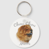 Chow Chow mama Sleutelhanger (Achterkant)