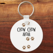 Chow Chow mama Sleutelhanger (Voorkant)