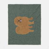 Chow Chow Medium Fleece Blanket Deken (Voorkant)