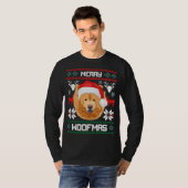 Chow Chow Merry Woofmas Kerstmis T-shirt (Voorkant volledig)