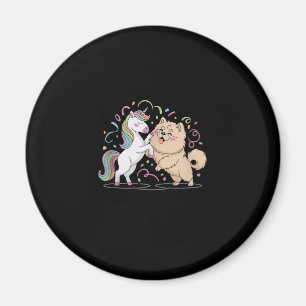 Chow Chow Met Een Eenhoorn Chow Chows Hond Tank To Magneet