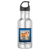 Chow Chow metalen blik Waterfles (Voorkant)
