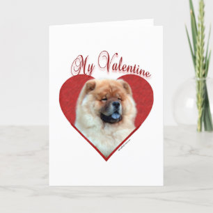 Chow-chow Mijn Valentijn Feestdagen Kaart