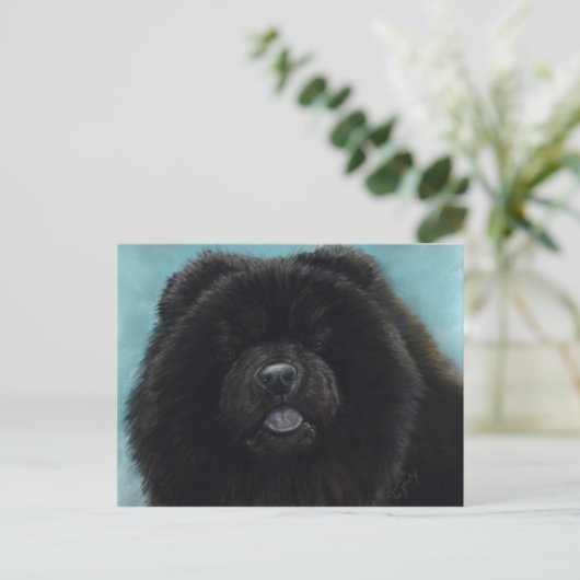 Chow Chow Original Dog Art Briefkaart (Staand voorkant)
