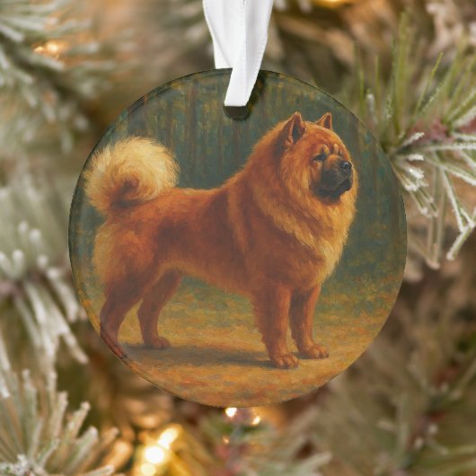 Chow Chow Ornament (Boom)