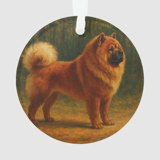 Chow Chow Ornament (achterkant)