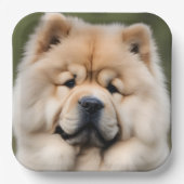 Chow Chow Papieren Bordje (Voorkant)