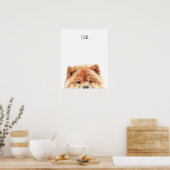 Chow Chow Persoonlijke Print (Keuken)