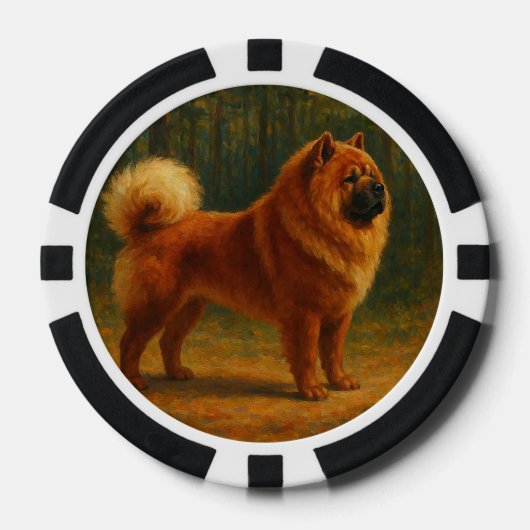 Chow Chow Poker Chips (Voorkant)