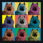 Chow Chow Pop-Art Poster<br><div class="desc">Chow Chow Pop-Art Poster</div>