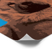 Chow Chow Pop-Art Poster (Hoek)