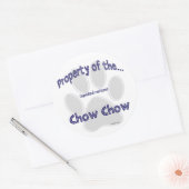 Chow Chow Property Sticker (Envelop)