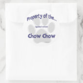 Chow Chow Property Sticker (Tas)