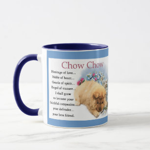 Chow Chow Puppy Art Gifts Mok