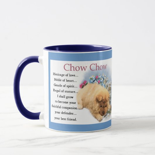 Chow Chow Puppy Art Gifts Mok (Links)