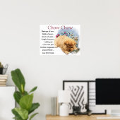 Chow Chow Puppy Art Print (Thuiskantoor)