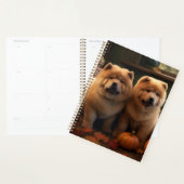 Chow Chow Puppy Herfst Delight Pompoen Planner (Display)