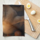 Chow Chow Puppy Herfst Delight Pompoen Theedoek (Quarter Fold)